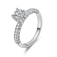 Load image into Gallery viewer, 2020 Modern Fashion Women Ring Trend White AAA Crystal Zircon Engagement Design Rings for Women Wedding Jewelry Gift