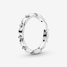 Load image into Gallery viewer, 2020 New Spring Authentic 925 Sterling Silver Ring Sparkling Daisy Flower Crown Rings Women Engagement  Jewelry