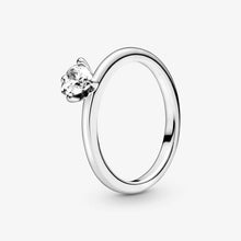 Load image into Gallery viewer, 2020 New Spring Authentic 925 Sterling Silver Ring Sparkling Daisy Flower Crown Rings Women Engagement  Jewelry