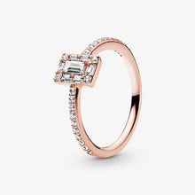 Load image into Gallery viewer, 2020 New Spring Authentic 925 Sterling Silver Ring Sparkling Daisy Flower Crown Rings Women Engagement  Jewelry