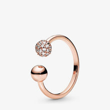 Load image into Gallery viewer, 2020 New Spring Authentic 925 Sterling Silver Ring Sparkling Daisy Flower Crown Rings Women Engagement  Jewelry