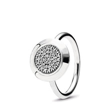 Load image into Gallery viewer, 2020 New Spring Authentic 925 Sterling Silver Ring Sparkling Daisy Flower Crown Rings Women Engagement  Jewelry