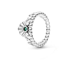 Load image into Gallery viewer, 2020 New Spring Authentic 925 Sterling Silver Ring Sparkling Daisy Flower Crown Rings Women Engagement  Jewelry