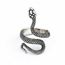 Load image into Gallery viewer, 1 Piece European New Retro Punk Exaggerated Spirit Snake Ring Fashion Personality Stereoscopic Opening Adjustable Ring Jewelry
