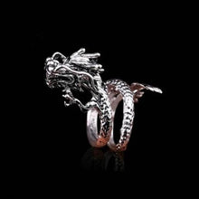 Load image into Gallery viewer, 1 Piece European New Retro Punk Exaggerated Spirit Snake Ring Fashion Personality Stereoscopic Opening Adjustable Ring Jewelry
