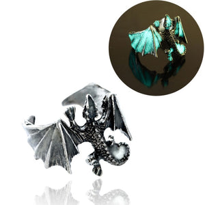 1 Piece European New Retro Punk Exaggerated Spirit Snake Ring Fashion Personality Stereoscopic Opening Adjustable Ring Jewelry