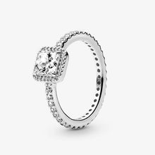 Load image into Gallery viewer, 2020 New Spring Authentic 925 Sterling Silver Ring Sparkling Daisy Flower Crown Rings Women Engagement  Jewelry
